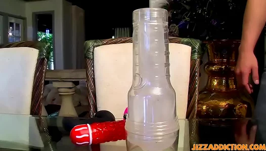 Micah Andrews Steamy Solo: Dildo Fleshlight Delights Bring Him to Bliss – NaughtyGayPlay