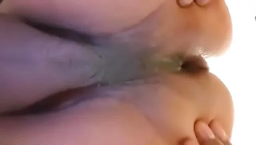 Pleasuring Himself: Filled with Thick Cock in Seductive Black Stockings - HotGayFun 18+