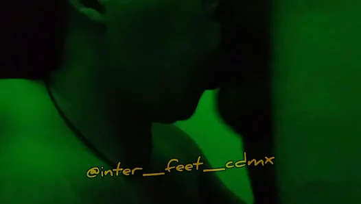 Teen Amateur Enjoys Wild Dark Club Blowjobs - Zona Rosas Antifaz
