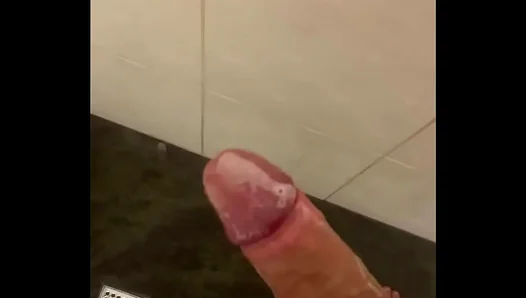Steamy Bathtub Orgasm: Young Studs Powerful Spurt of Cum – 18+