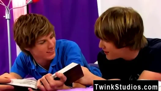 Raw Steamy Thrills: Twinks Pleasure-Piercing Moans Fill the Air as He Takes Cock Deep –