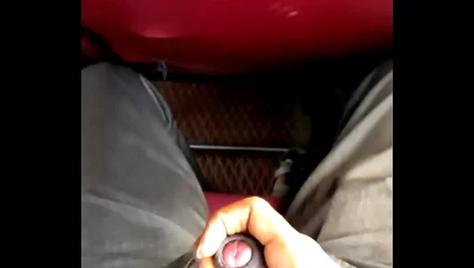 Bold Teen Exposes Himself Live on Public Bus: Steamy Solo Striptease for Voyeur Eyes –
