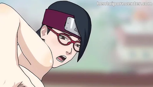Naruto Surrenders as Sarada Dominates Him in Steamy Anal Ride – XXXAnimeHentai