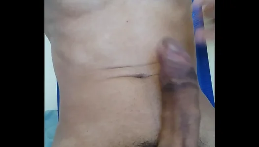 Lean, Sexy Flex Shows Off His Tight Body While Masterfully Stroke That Thick Cock with