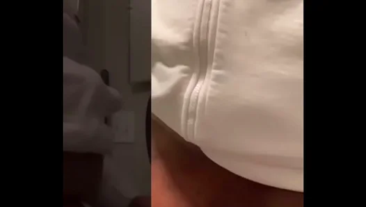 Steamy Stall Session: Thick-Dicked Stepdad Fucks Hand to Pleasure in Private – Explicit