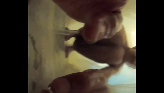 Steamy Shower Showdown: Hands-Free Frenzy with Dildo - Explicit Gay Action 18+