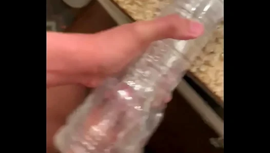 Blowing Huge Loads Solo: Deep-Fisting My Realistic Fleshjack at Home for Intense Gay