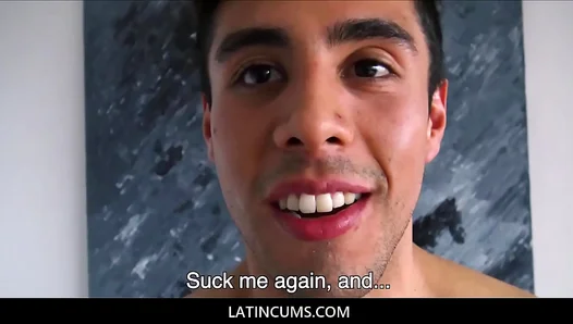 Muscular Latino Stud Offers Steamy Backseat Anal Adventure in Desperate Gay Hookup –