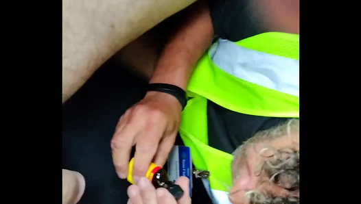Rainy Ride Blowbang: Slobbered Over by Hung Amateurs Swapping First Loads on 18+ Road Trip