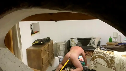 Caught Red-Handed: Sissys Blushing Orgasm in Stealthy POV