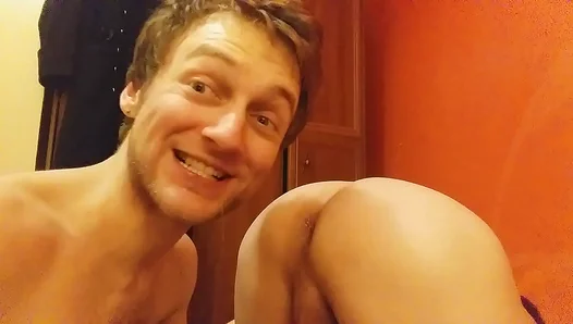 Blond Hunks Deep Throat Adventure: Licking Sucking His Lovers Firm Bubble Butt –
