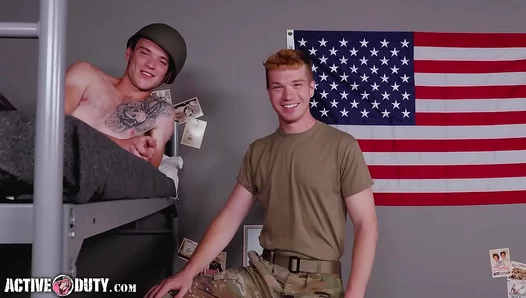 Scott Finn and Dacotah Red Engage in Intense Steamy Bareback Boot Camp Action – TinyGays