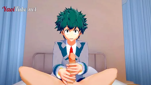 Intense Infirmary Threesome: Bakugos Passion for Kacchan Ignites – Yaoi 18+