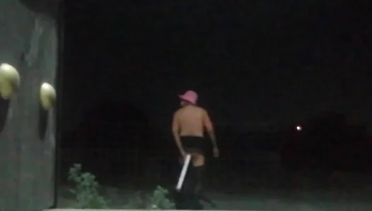Outdoor Thrills: Hung Stud Mounts Cute Boy in Public for Steamy Street Sex –