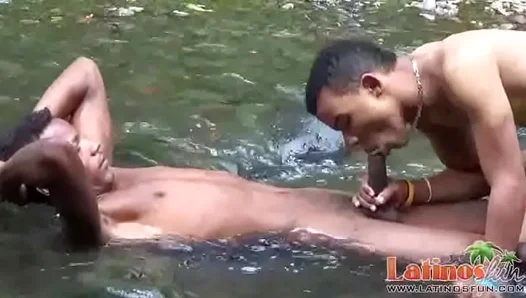 Latino Lovers Ignite Wild Outdoor Adventures: Thirsty for Deep, Hung, Muscular Latino