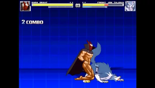 Fierce Fight Escalates to Intense Yaoi Throes: Jons Bulging Muscles and Grants Hungry