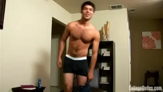 Diegos Throbbing Solo Ride Hits a Creamy Climax – Sexy Teen Twink 18+
