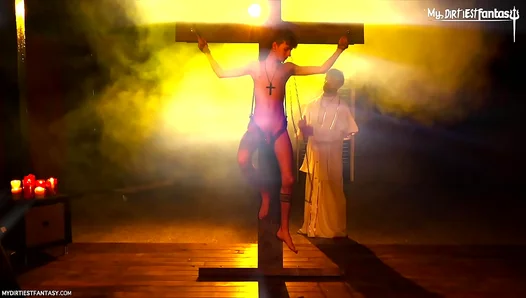 Bareback Confession: Sinful Twink Submits to Priests Raw Passion – 18+