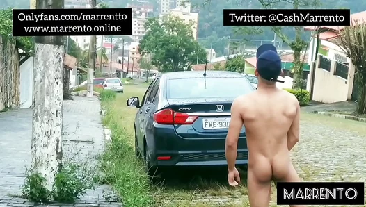 Exhibiting Erection in Broad Daylight: Marrentos Outdoor Cock Show – 18+ Gay Porn