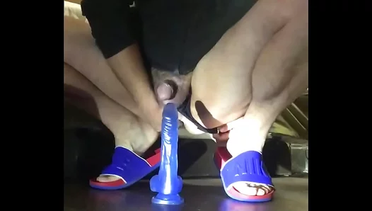 Crowd Enthralled Watching Him Pound Raw Dildo: Solo Flesh Showdown – HotGayShows 18+