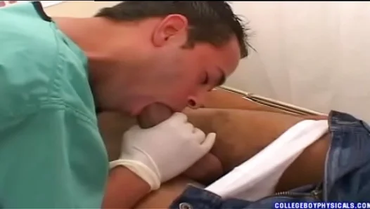 Unexpected Thrills at the Doctors Office: Hands-On Exam Turns Explicit – 18+GayClinic