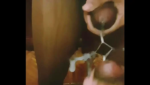 Sweaty Thighs Quivering, He Climaxes Hard with Pearly White Cum – HotGayClips 18+