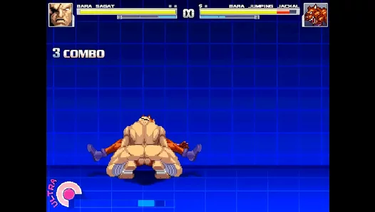 Steamy Battle Turns to Raw Yaoi Lust: Jackal Sagats MUGEN Fury Ignites Gay Passion