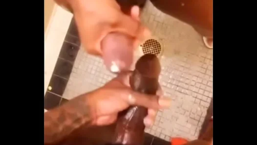 Steamy Shower Showdown: Hands-On Massage Turns Intimate as Thick Black Dicks Thrive