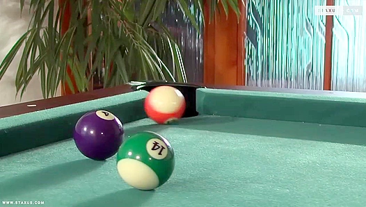 Johnny Hunters Raw Power Unleashed as He Ravages Patrik Dorsy on the Pool Table - GayXXX