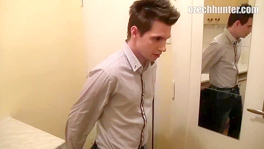 Czech Hunk Gets Pounded from Behind in Steamy Gay Threesome