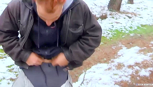 Hungry Alt Boy Goes All In Outdoors for Wild XXX Thrills