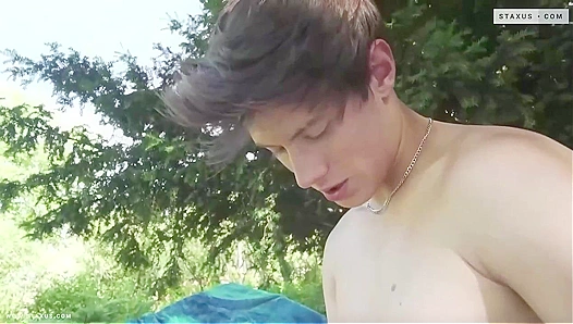 Four Hot Dudes Lose Control in Sweaty Tent Orgy - Unleashing Their Raw Desires