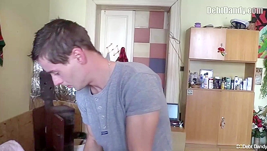 Dual Dildos Delight: Hung Stud Takes Both Deeply As Payment Arrives