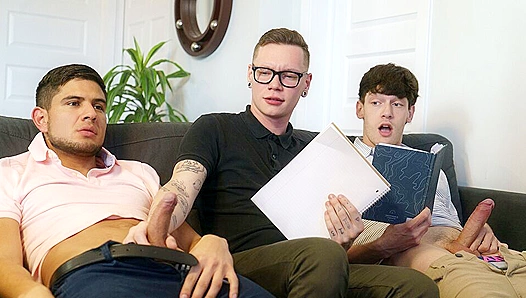 Sizzling Threesome Heat: Terrant, Montenegro, and Edward Fuel Lust – GayPornHeat 18+
