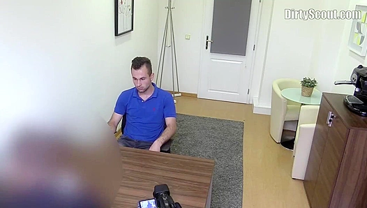 Ink-Covered Hole Squeezes Tight as Top Pounds Away, Unleashing Load Directly on His Face