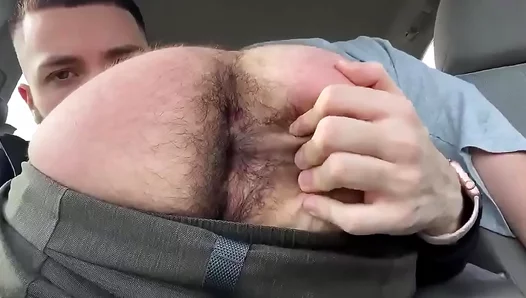 Hands Deep in Steamy Action: Daring Duo Devours Raw Cock in Car – Lewd Public Play