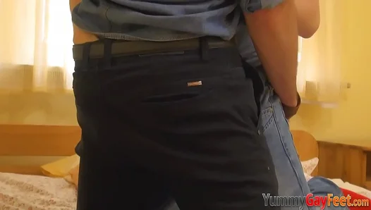 Pauls Steamy Finish: Painting Lovers Sole with Hot Cum After Intense Raw Fuck
