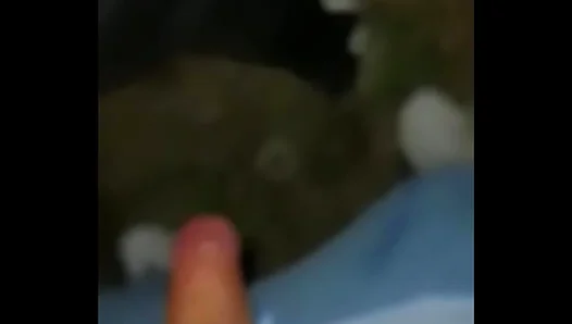 Hard-Fought Rear Entry: Amateur Takes Dildo Deep Over Car Trunk in Backyard Rough Play –