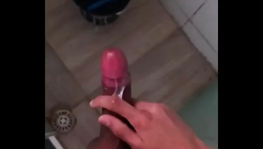 Wet n Ready: Teens Steamy Shower Solo Climaxes in Sperm Spurt – 18+