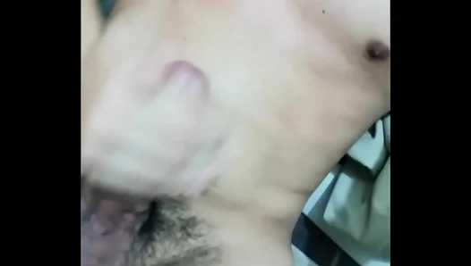 Steamy Latino Twink Solo Sessions: He Shoots Thick Cream at Home 18+