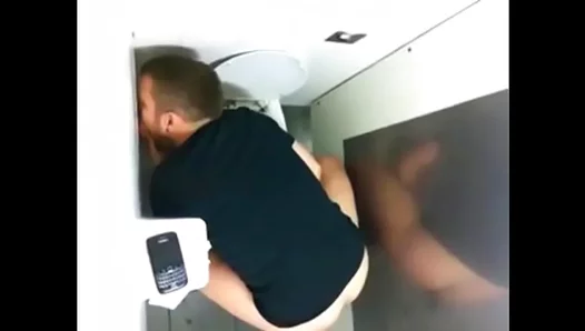 Caught On Camera: Public Glory Hole Blowout Frenzy In Restroom Stalls - 18+