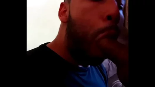 Steamy Suckdown: Hung Latino Lover Feasts On Throbbing Brazilian Beef