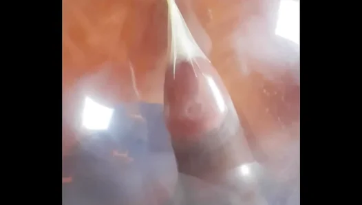 Masked Masturbation: He Craves Release Beneath the Confining Cover – TinyGays 18+
