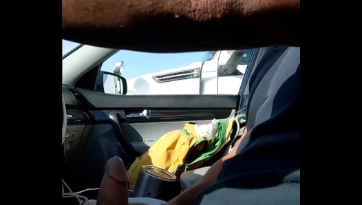 Highway Exposure: Truck Driver Shows Off His Huge Cock to Starving Eyes – 18+