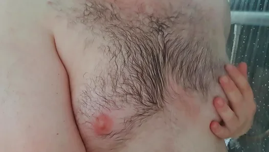 Steamy Showers Reveal Chubby Chests Dripping Wet and Delicious Under Blazing Water Jets