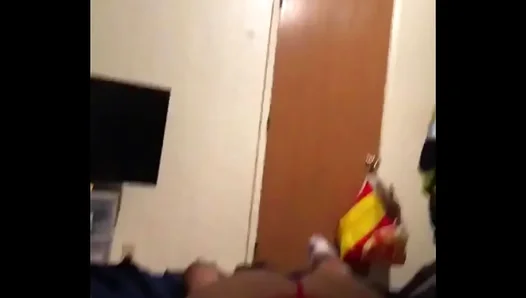 Big Bubble Butt Shakes in Snug G-String - Twerking His Heavy Payload