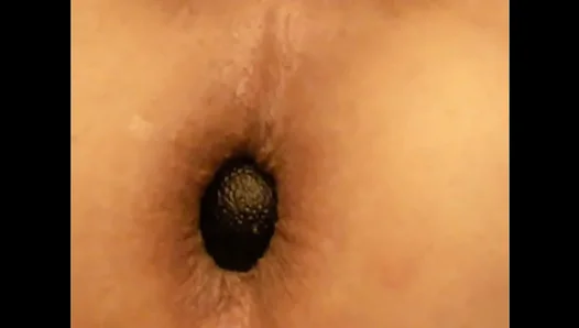 Steamy Stretch Session Escalates: Plump Butt Gets Stretched Fingered With Huge Toys
