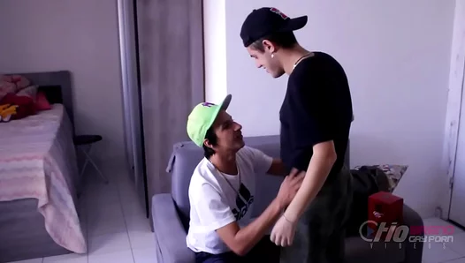Stepbrothers Sweaty, Forbidden Thrill: Peter Craves His Brothers Steamy Load