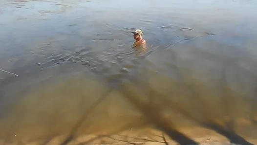 Icy Des Moines Rapids: Naked Boys Daring Dip - Exposing Hard-earned Bodies Under the