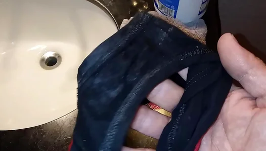 Intriguing Whiffs: Solo Guys Forbidden Obsession with Sis-in-Laws Drenched Lace Thongs –